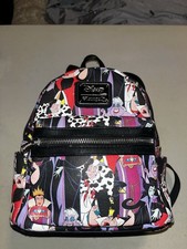 Used Loungefly Evil Queen Gift Cute Villains 2023 Mini Backpack Disney