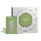 The Royal Mint Zodiac Taurus 1oz Silver Bullion Minted Bar With Gift Box