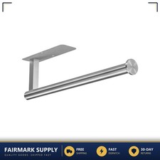 Paper Towel Holder SUS304 Stainless Steel Under Cabinet Wall Mount 13 Inch