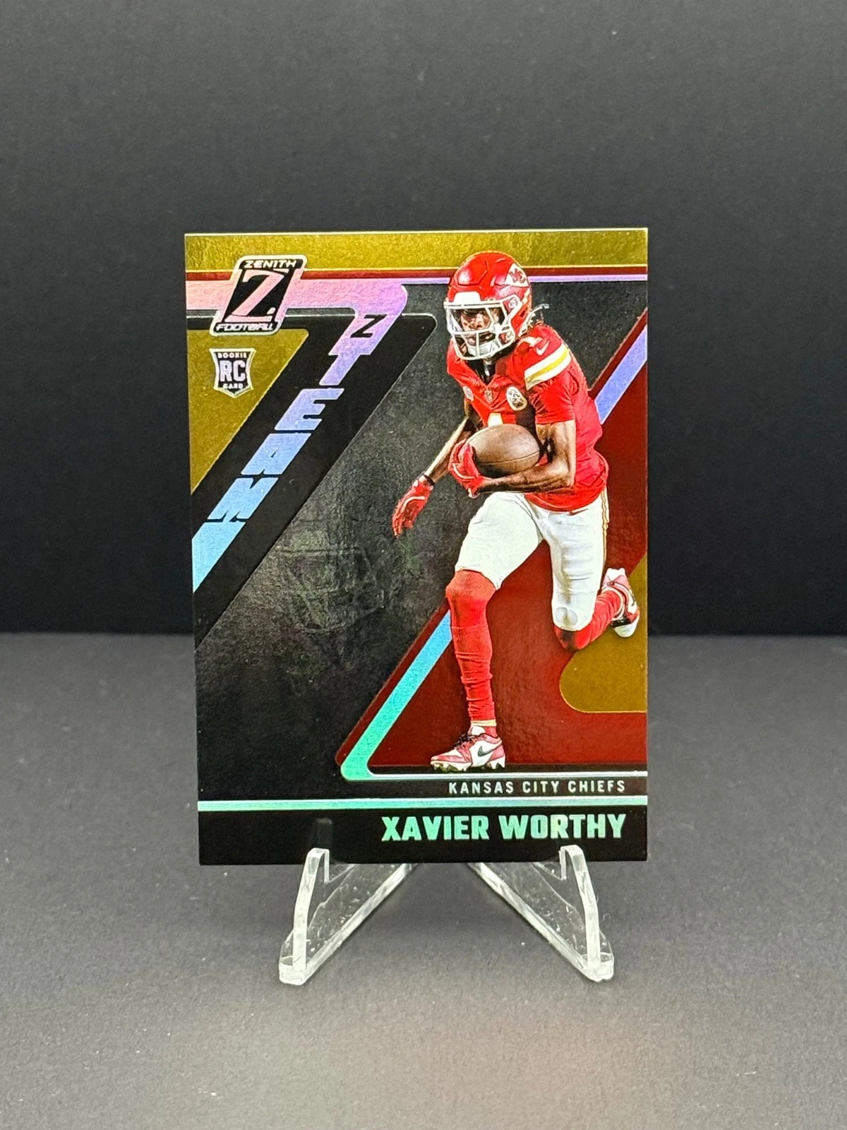 Xavier Worthy Panini Zenith Z-Team #5 Base