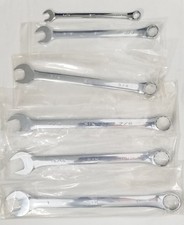 6 Peice Sk Combination Wrench Set Sae Usa 716 58 34 78 1516 1 Polished
