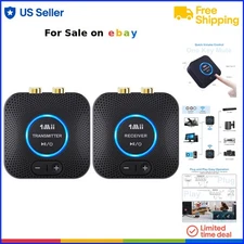 Wireless Audio Transmitter Receiver Set 2.4GHz Long Range Low Latency for TV