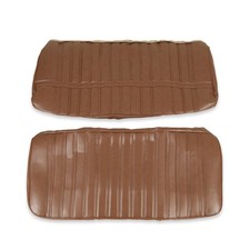 Brothers Trucks UP80V01DKSADDLE Front Bench Seat Cover - Madrid Vinyl - Saddle