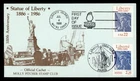 DR WHO 1986 FDC JOINT ISSUE FRANCE STATUE OF LIBERTY R63953