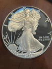 1986 S American Eagle One Ounce Proof DCAM Silver Coin w/COA Box & Clamshell