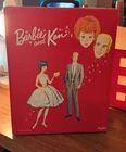 Vintage 1964 Barbie and Ken Red Vinyl Doll Carrying Case Trunk