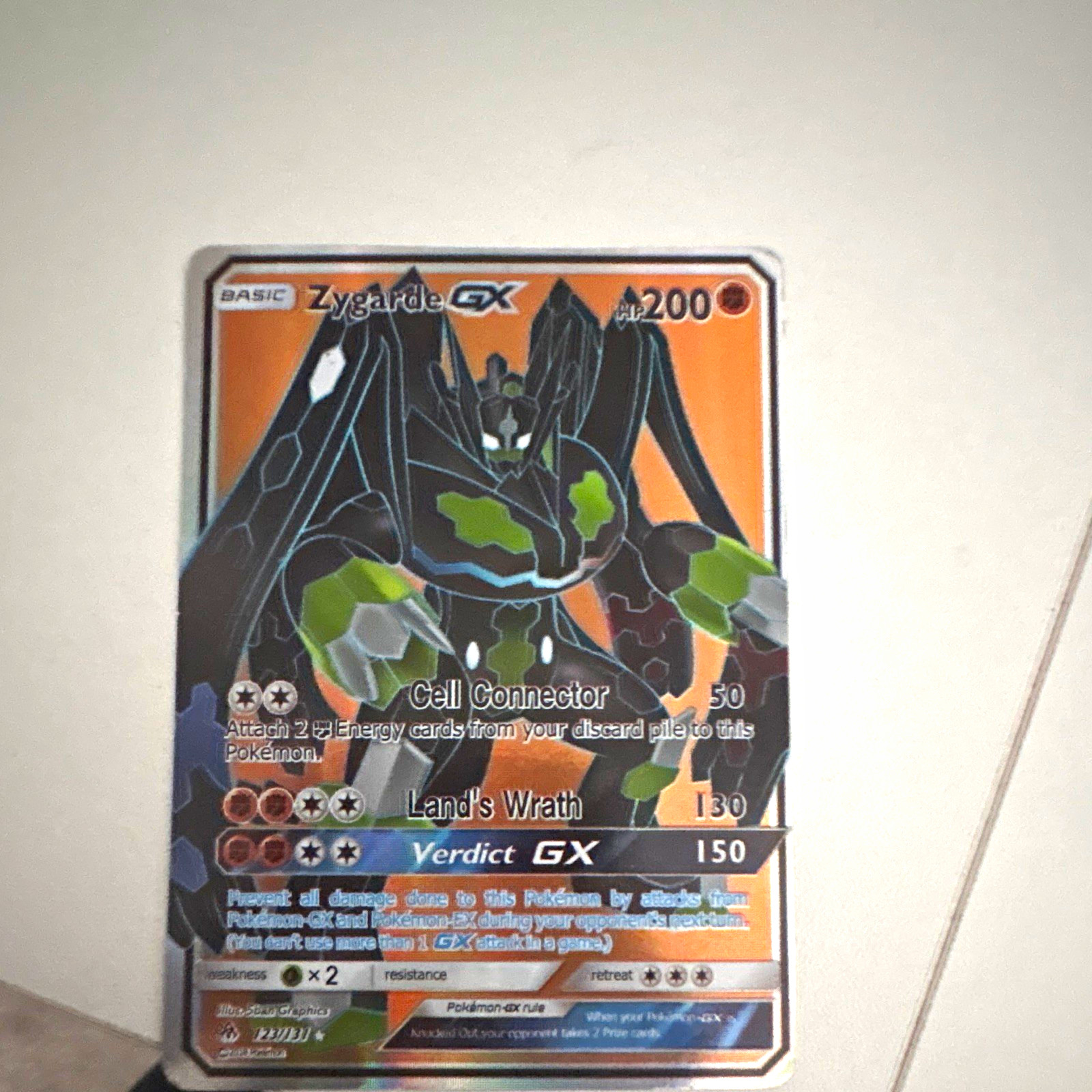 The Pokémon Company Zygarde GX 123/131 Sun & Moon Holo Ultra Rare (2018)