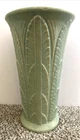 Roseville Robinson Ransbottom Vase 13" RRP Green Pottery 291-12 Art Deco Vintage