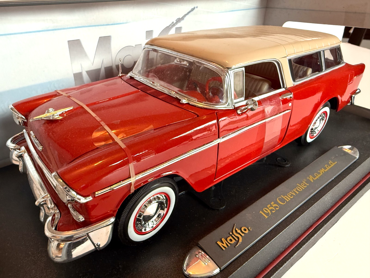 ミニカー Maisto 1955 Chevrolet Nomad 1/18 Amazon.com: 1: 18 Design 1955 Chevrolet Nomad (Colors May