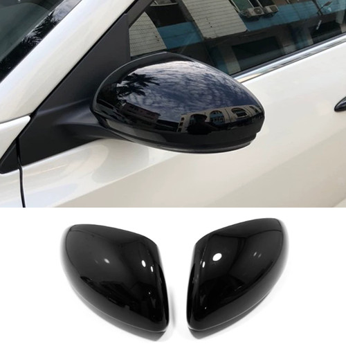 Bright Black Side Rearview Mirror Cover 2pcs For Nissan Altima 2019-2026