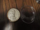 FRANKLIN MINT .925 STERLING SILVER MEDAL 35 GRAMS RIM TONING  ABRAHAM LINCOLN