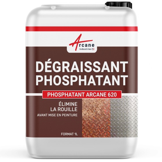 Détruire la rouille facilement avec ce puissant dégraissant phosphatant de 1 Litre