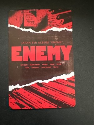 TWICE ENEMY 東京会場限定 THIS IS FOR トレカ ミナ Twice Enemy Mina Photocard Photo Card Korea K-pop #5 | eBay