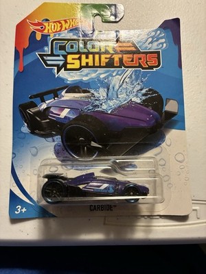 Hot Wheels COLOR SHIFTERS 2018 CARBIDE Race Car - Color Change Diecast   NEW 