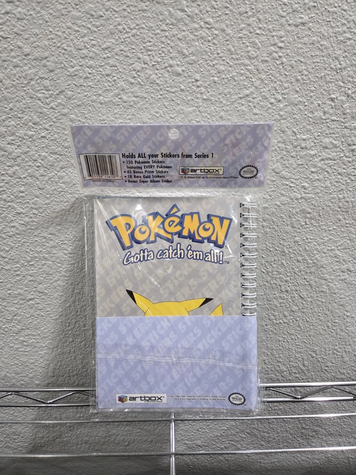 Álbum súper colección pegatinas Pokémon serie 1 1999 Raichu sellado de fábrica  Foto 3 de 4
