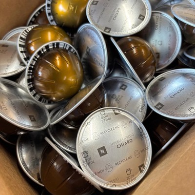 Nespresso Vertuo Double Espresso Chiaro Medium Roast Espresso Pods 50ct BULK