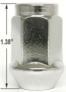 20 Piezas PONTIAC SUNBIRD CROMO SÓLIDO PERSONALIZADO TUERCAS DE RUEDA 12m x 1.50 Parte # 1907 Foto 2 de 3