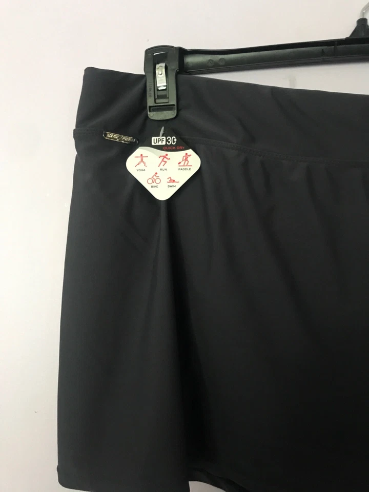 ZeroXposur Swim Skirt Gray Quick Dry Swim Wear NWT Womens Size 20W - Image 3 of 4