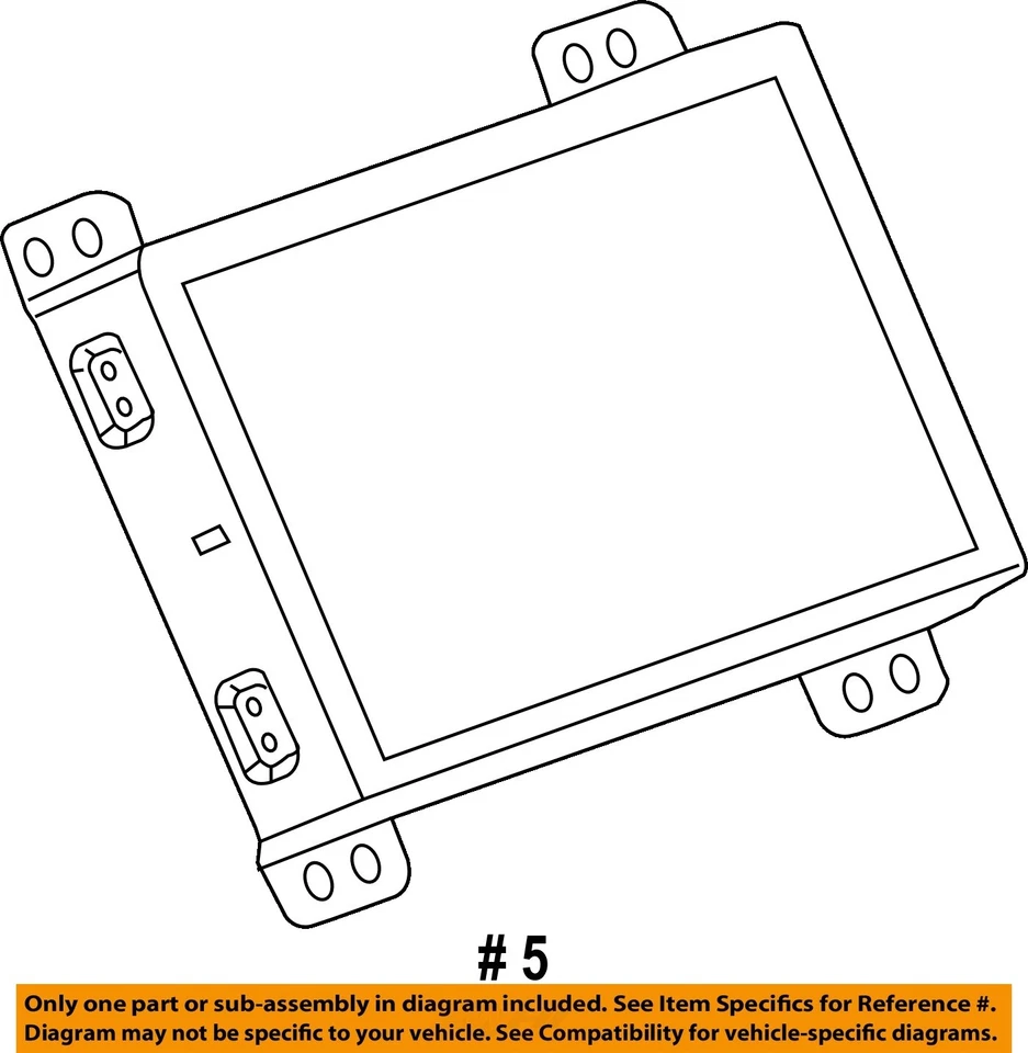 Pantalla de infoentretenimiento central delantera usada se adapta a: 2015 Gmc Terrain tablero inferior 7`` LT Foto 4 de 4
