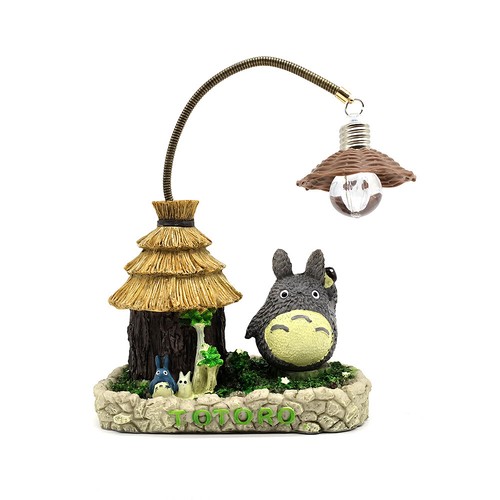 Anime Movie Totoro Cartoon Desk Lamp Cute Night Light Lantern Toy Figure Gift - Picture 12 of 17