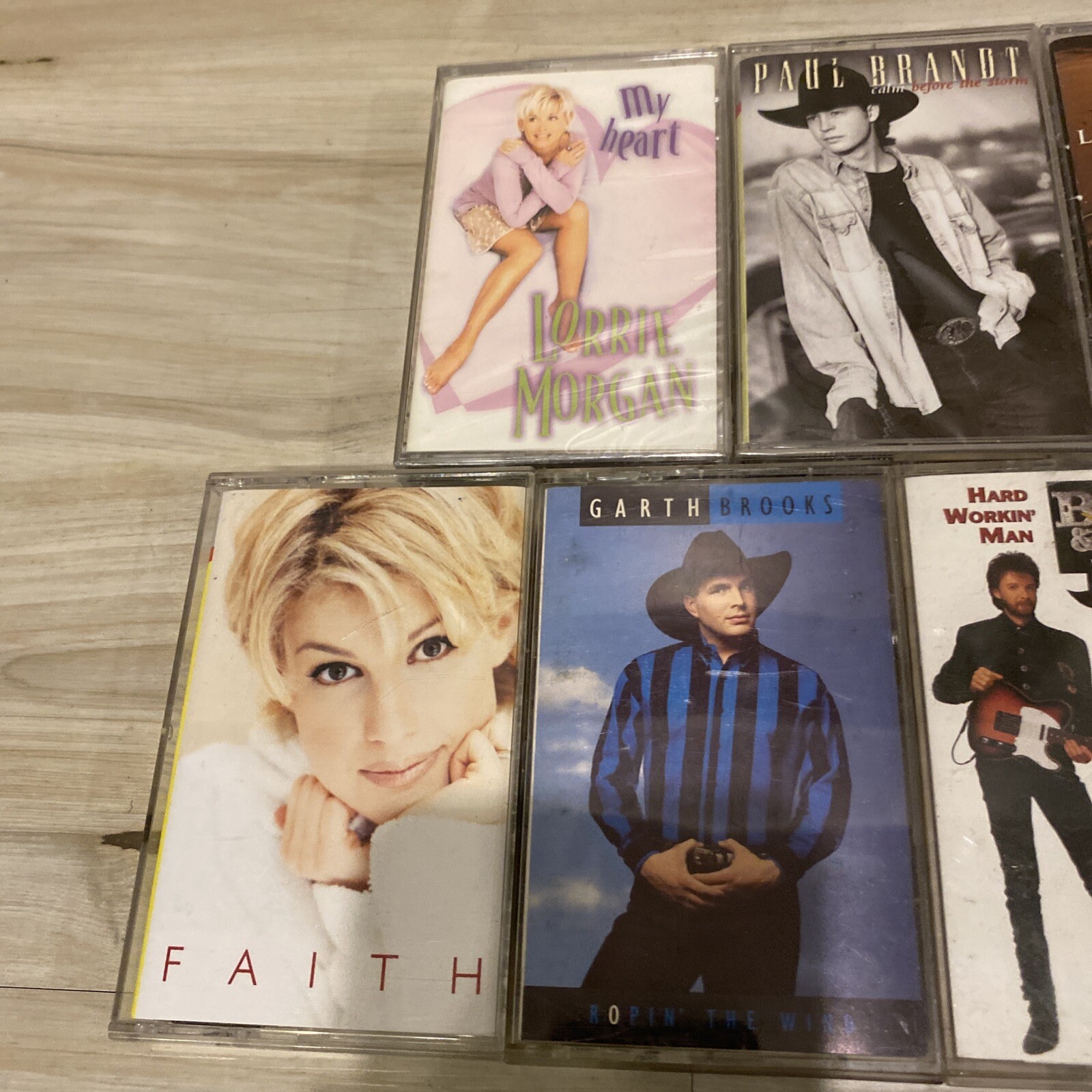 Country 7 Cassette Lot Tracy Lawrence Garth Brooks Lorrie Morgan Faith Hill Dunn thumbnail 2