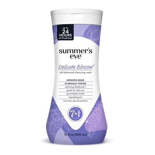 Summer's Eve Delicate Blossom Daily Refreshing All Over Feminine Body Wash,