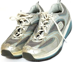 zapatillas skechers mujer plata