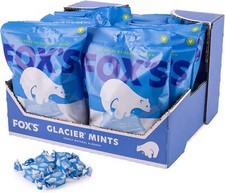 12 x Fox's Glacier Mints Sweests , 200g - No Artifical Colours or Flavours