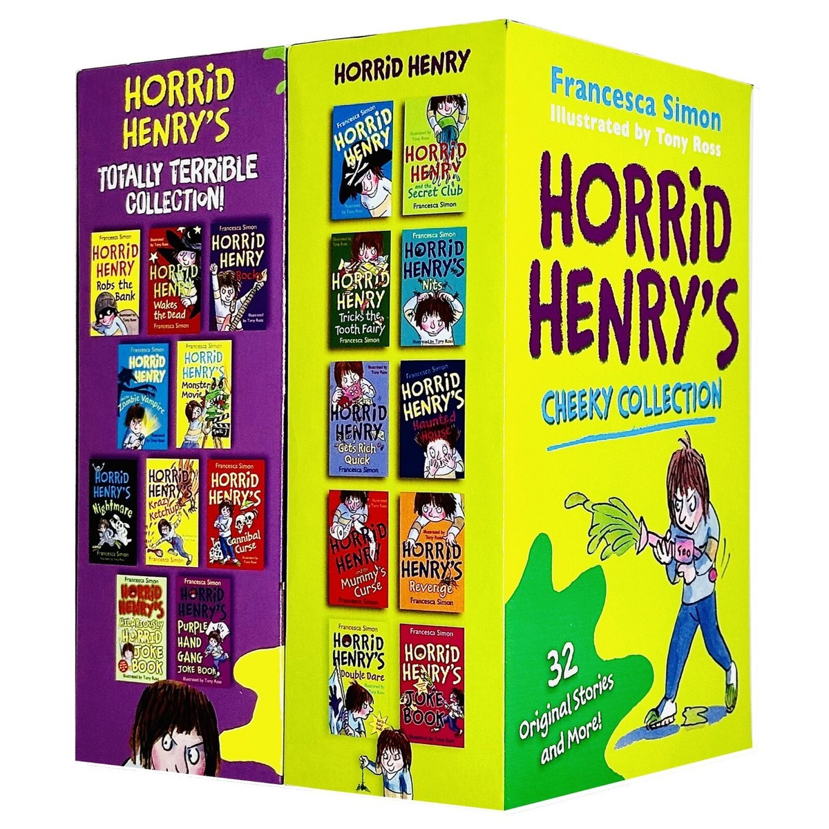 Horrid Henry's Cheeky Totally Terrible 20 Books Box Set by
