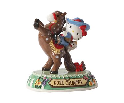 	Blue Sky Clayworks Hello Kitty Giddy up Figurine Home & Kitchen Accessories	