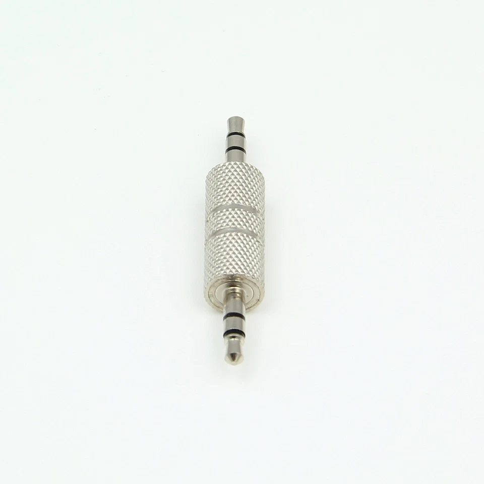 2 pcs 3.5mm 3.5 Stereo Jack Male to Male Metal Coupler Joiner Adapter Connector - Image 4 of 4