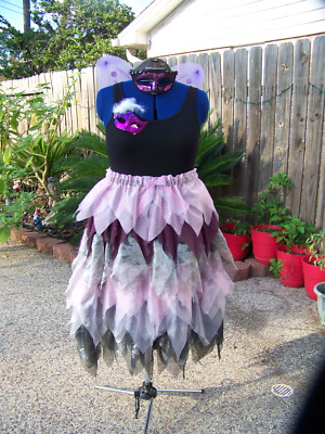 Dark Fairy Princess Coplay Renaissance Festival Halloween Costume Hand Made  Plus