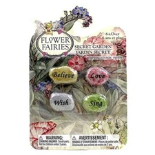 Flower Fairies Secret Garden (#FF1010)- Set of 4 Stepping Stones