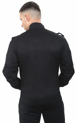 Chaqueta ligera para hombre cremallera completa informal varios bolsillos abrigo de algodón talla S a 2XL - Imagen 4 de 23