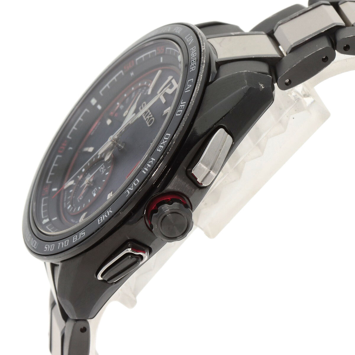 SEIKO Brightz SAGA267 8B63-0AS0 Solar Radio Titanium Black Dial 