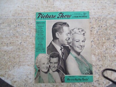 December 3rd 1955, PICTURE SHOW, Robert Cummings, Betty Grable, Sheree North.
