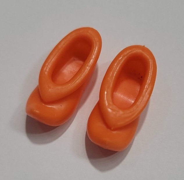 SAOLA SCARPE FATE DISNEY FULVO ARANCIONE PANTOFOLE COMPAGNI DI GIOCO GIOCATTOLI SOLO SCARPE BAMBOLA