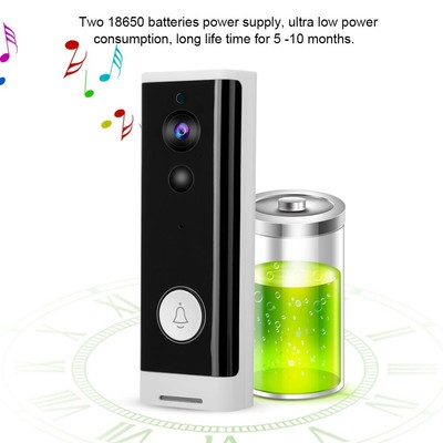 WIFI+2Dingdong US 720P HD Wireless WIFI Doorbell Security Smart Video Doorbe Hot