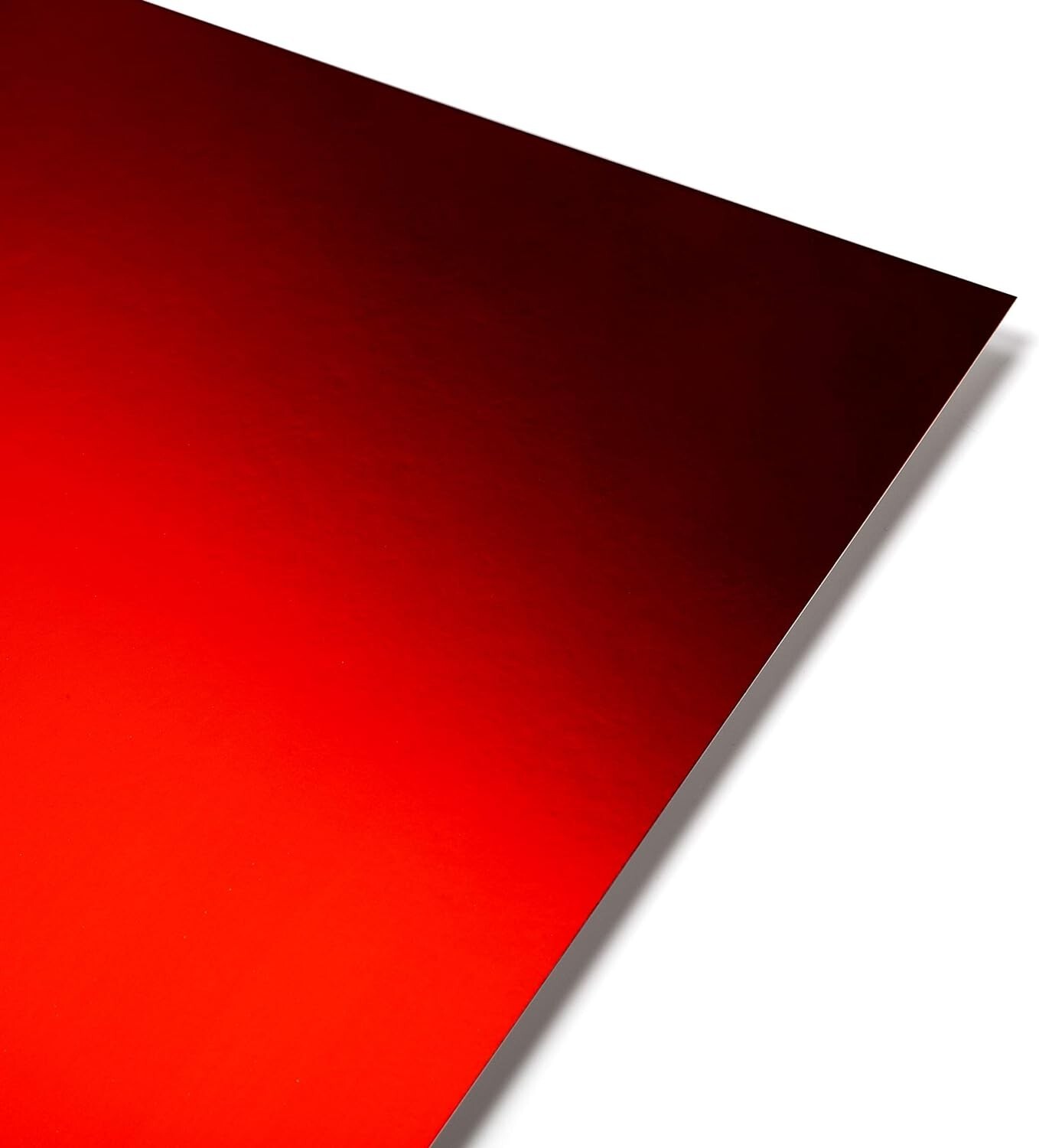 A4 RED MIRROR CARD 250GSM - 20 SHEETS
