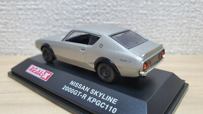 1/72 Real-X NISSAN SKYLINE 2000GT-R KPGC110 KENMERI SILVER diecast