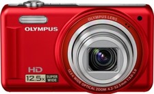 OLYMPUS Digital Camera VR-320 RED 14 MP 24mm 12.5X f/5.9 Zoom 3.0in N4300192