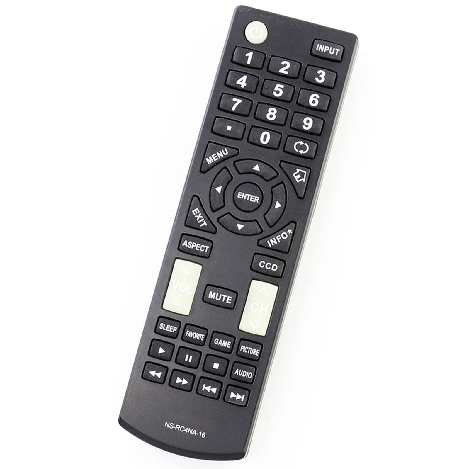 Replacement Remote for Insignia TV NSRC4NA16 Universal Control NS