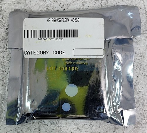 HEWLETT PACKARD EG0450FCSPK HDEBC02CBA51 Hard Drive 2.5" SAS 450GB - Picture 2 of 3