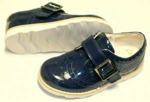 clarks patent brogues