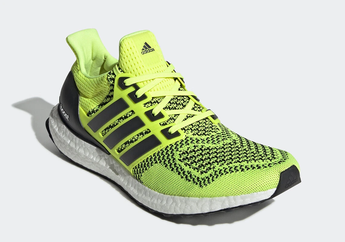 adidas UltraBOOST 1.0 Solar Yellow Neon Green Black White EH1100 sz 7.5  Boost | eBay