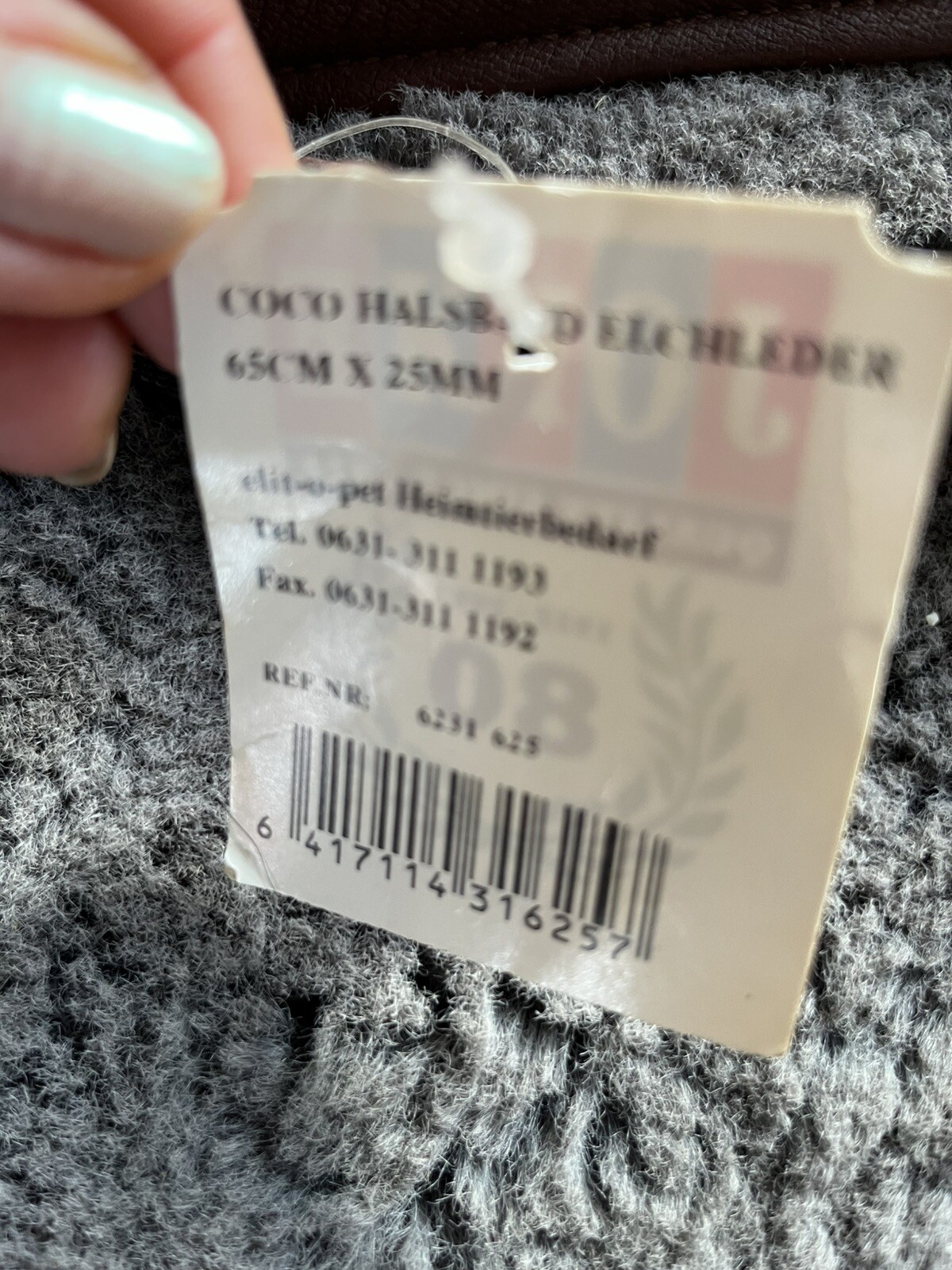 Hundehalsband aus Elchleder