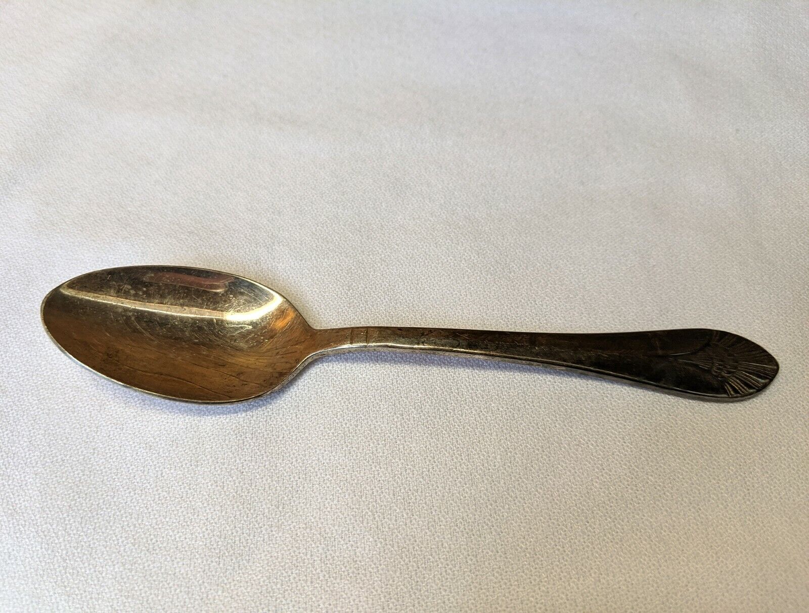 Vintage Teaspoon, Amsilco 224, Silverplated, World Tableware, Manhattan  pattern