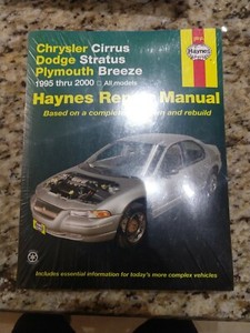 Chrysler Cirrus 95 00 Dodge Stratus And Plymouth Breeze Repair Manual 38345250156 Ebay