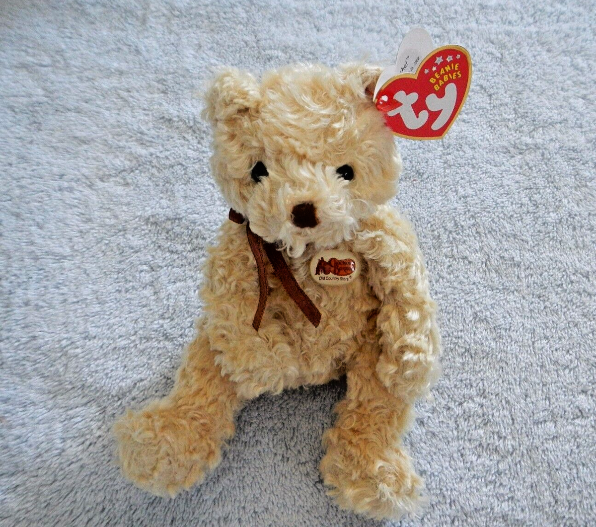 HERSCHEL - CRACKER BARREL EXCLUSIVE BEAR - TY BEANIE BABY - APRIL