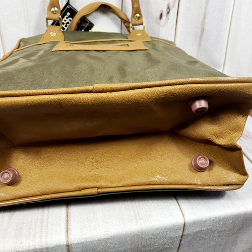 Vintage John Weitz Waitless Luggage Travel NOS with Flaws 70s Laptop Microfiber - Picture 9 of 12